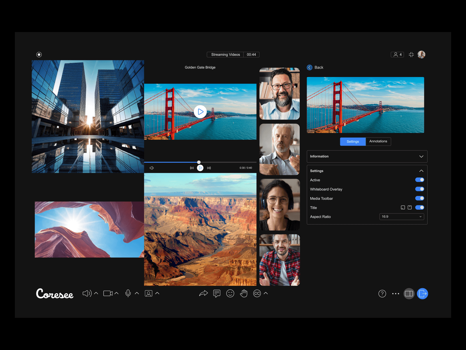 Coresee streaming preview