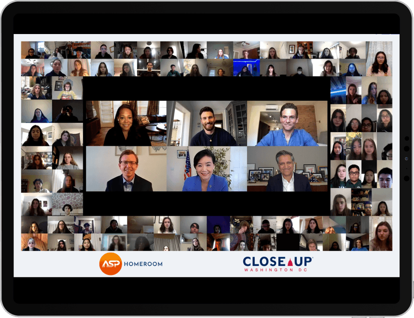 Laptop with a Starting Point app